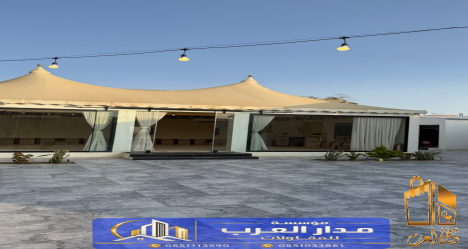 تركيب خيام مودرن بواجهات زجاج